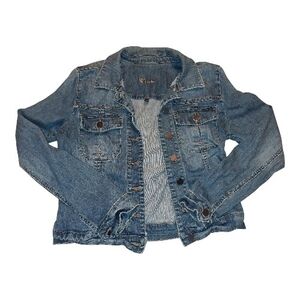 Kut From The Kloth Denim Blue Women's Jacket